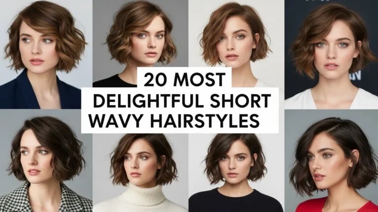 20 Most Delightful Short Wavy Hairstyles