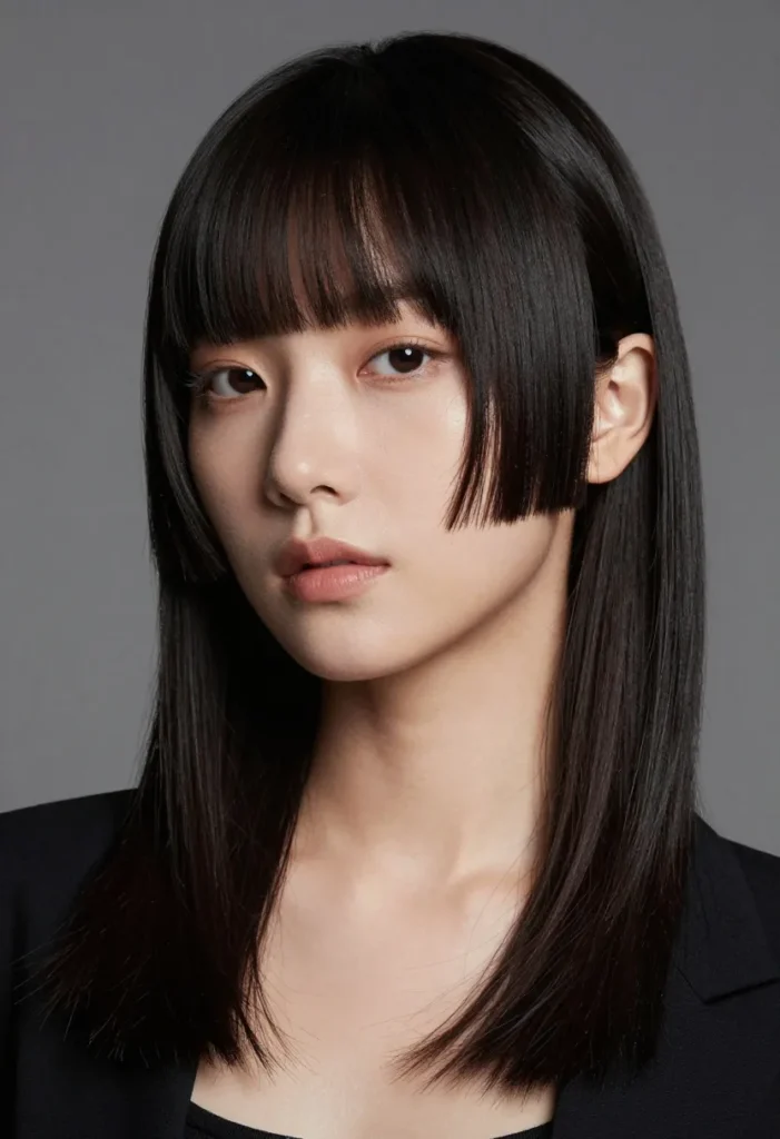 A-Line Bangs Style A-Line Bangs Style