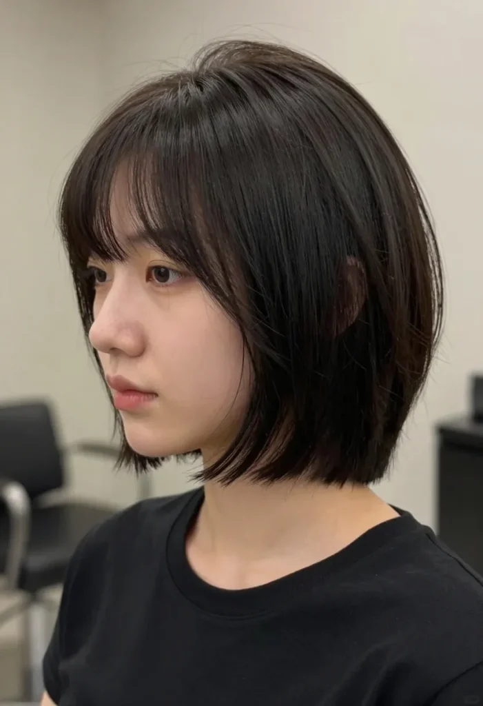 A-Line Bob with Thin Layers A-Line Bob with Thin Layers