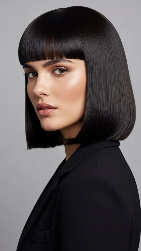 A-Line Cut with Bangs A-Line Cut with Bangs