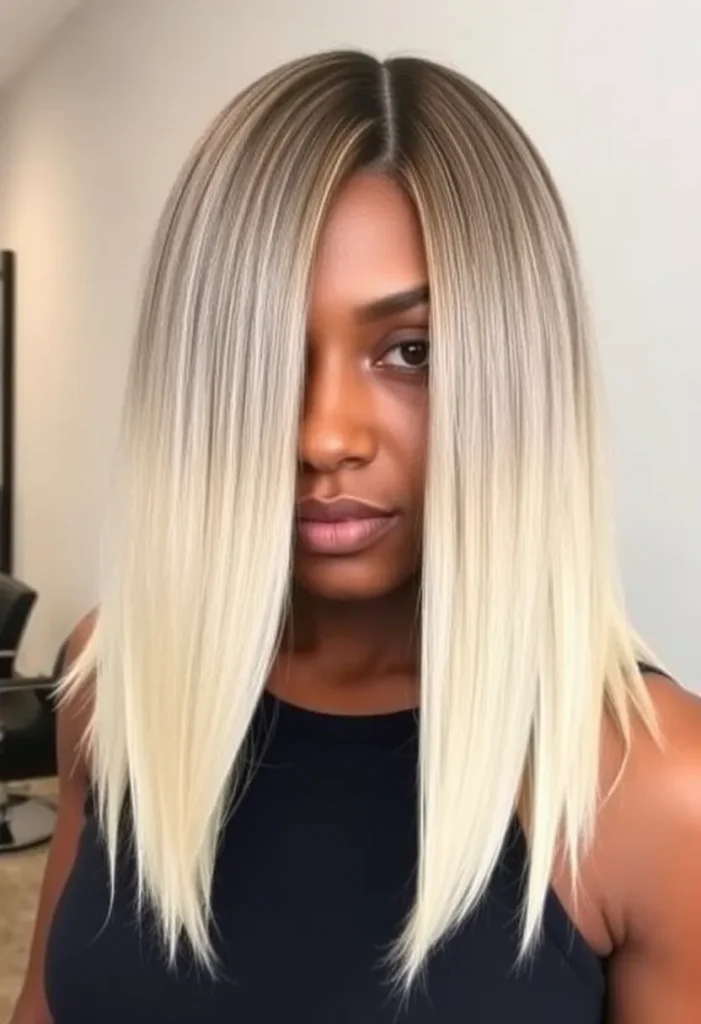 A-Line Lob with Ombre A-Line Lob with Ombre
