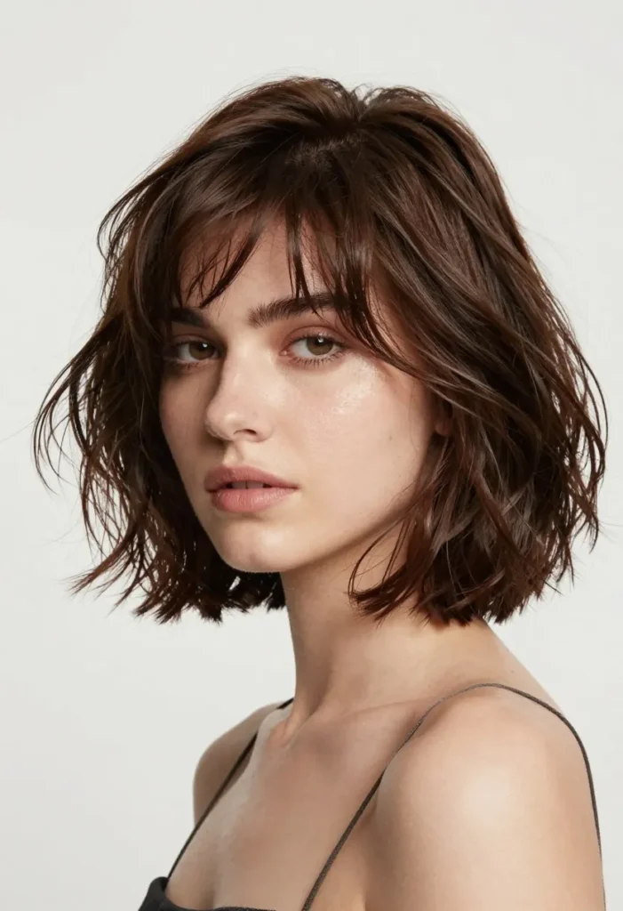 Angled Wavy Bob Angled Wavy Bob