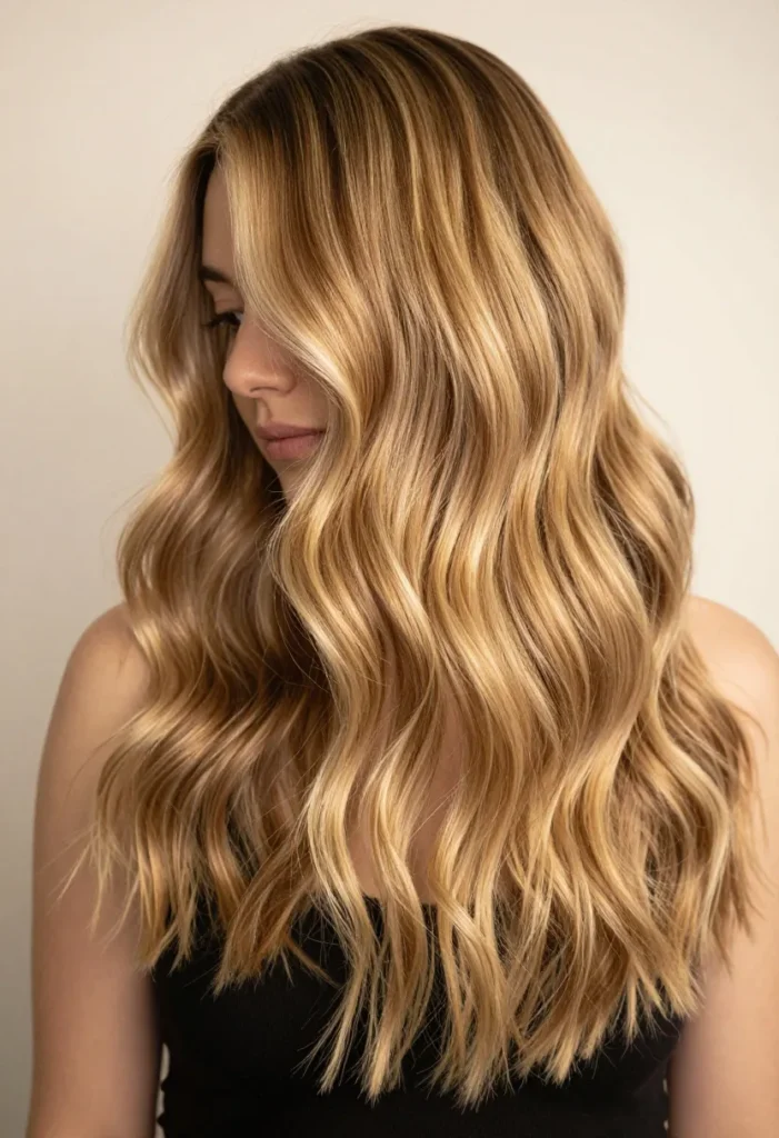 Ash Bronde with Golden Babylights Ash Bronde with Golden Babylights
