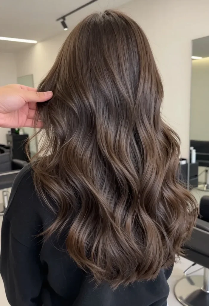 Ash Brown Balayage Ash Brown Balayage