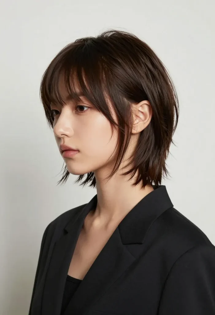 Bixie with V-Cut Nape Bixie with V-Cut Nape