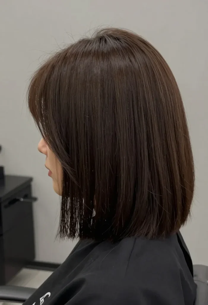 Bob with Straight Across Nape Bob with Straight Across Nape