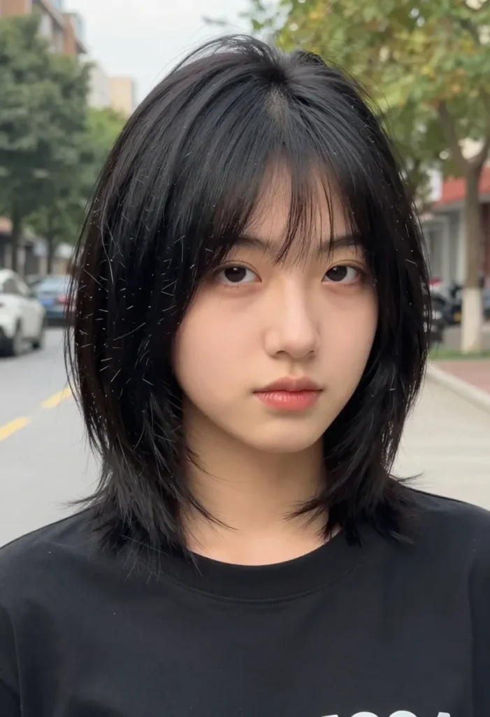 Bowl Cut with Deep Part Bowl Cut with Deep Part