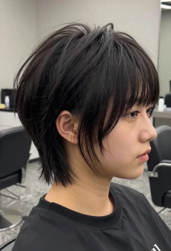 Choppy Bixie with Bangs Choppy Bixie with Bangs