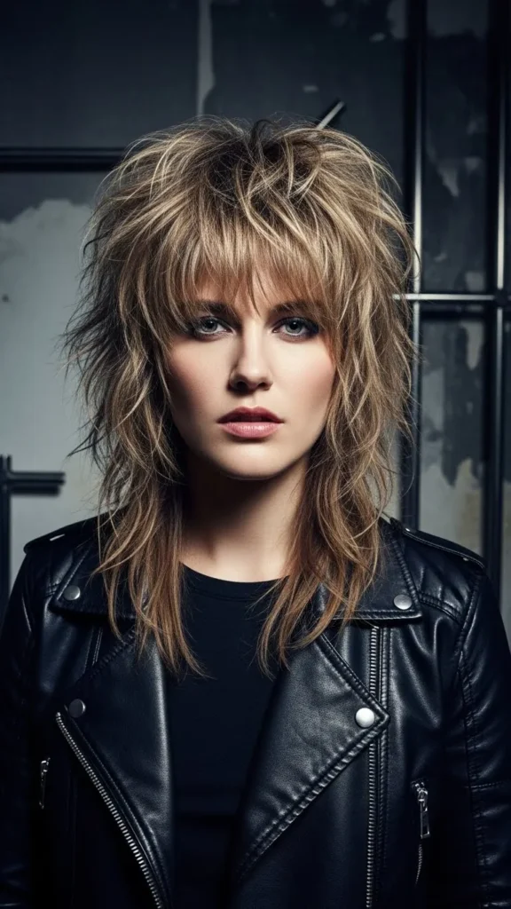 Choppy Shag with Bangs Choppy Shag with Bangs