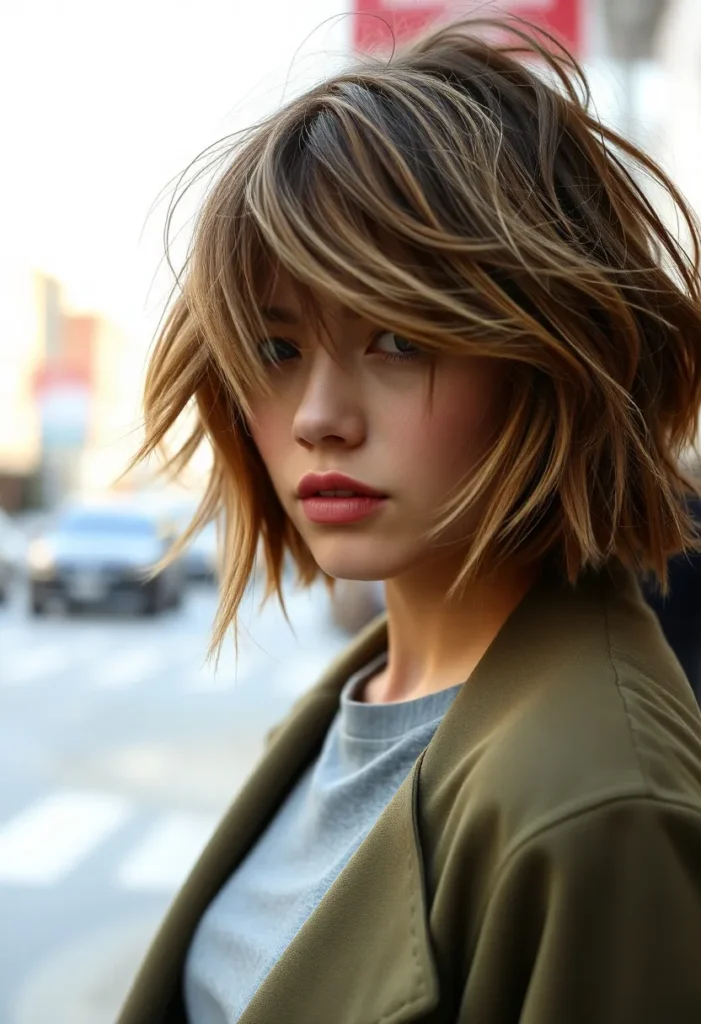 Choppy Tousled Bob Choppy Tousled Bob