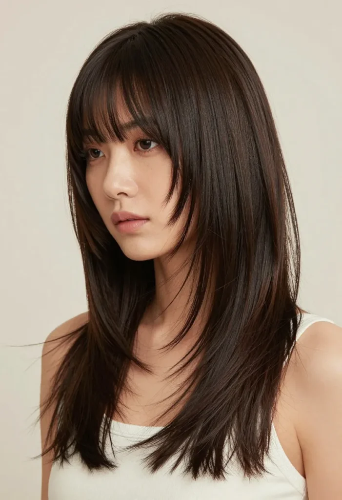 Choppy with Side Bangs Choppy with Side Bangs
