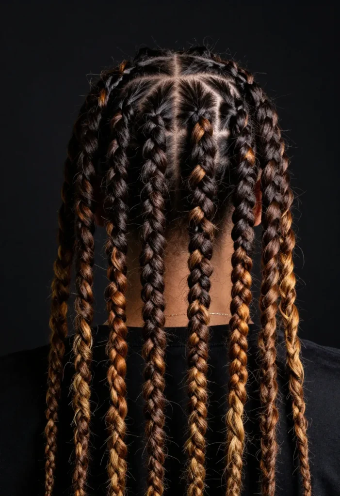 Colored Loc Twists with Dreadlocks Colored Loc Twists with Dreadlocks