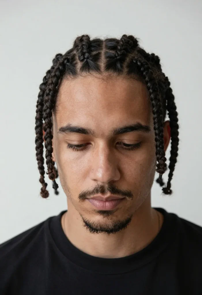 Cornrows into Twists Cornrows into Twists