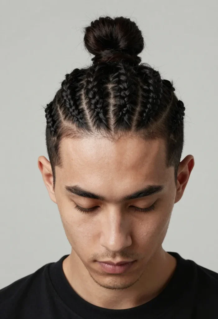 Cornrows with a Bun Cornrows with a Bun
