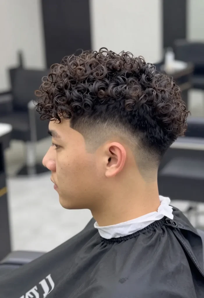 Curly Burst Fade Curly Burst Fade