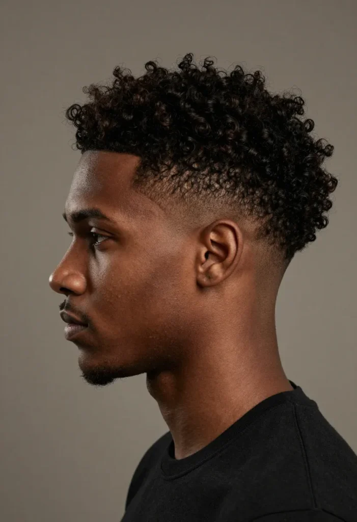 Curly Undercut Fade Curly Undercut Fade