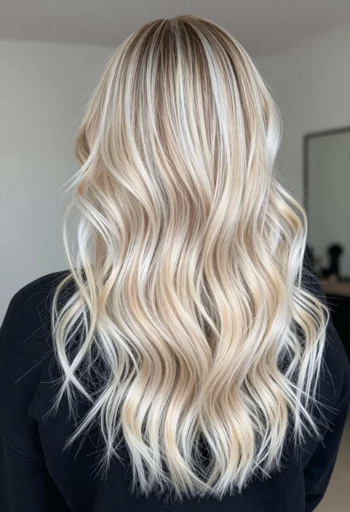 Dirty White Blonde Balayage Dirty White Blonde Balayage