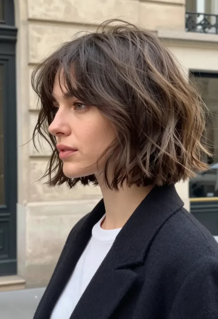 Disheveled French Bob Disheveled French Bob