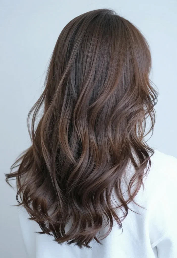 Frosty Brown Root Fade Frosty Brown Root Fade