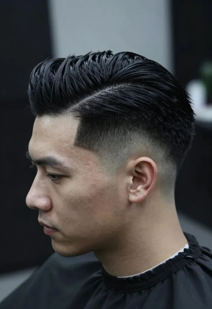 Gangster Slicked Back Cut Gangster Slicked Back Cut