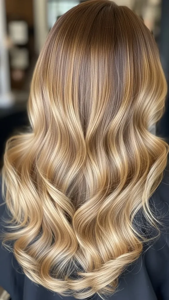 Golden Caramel Balayage Golden Caramel Balayage