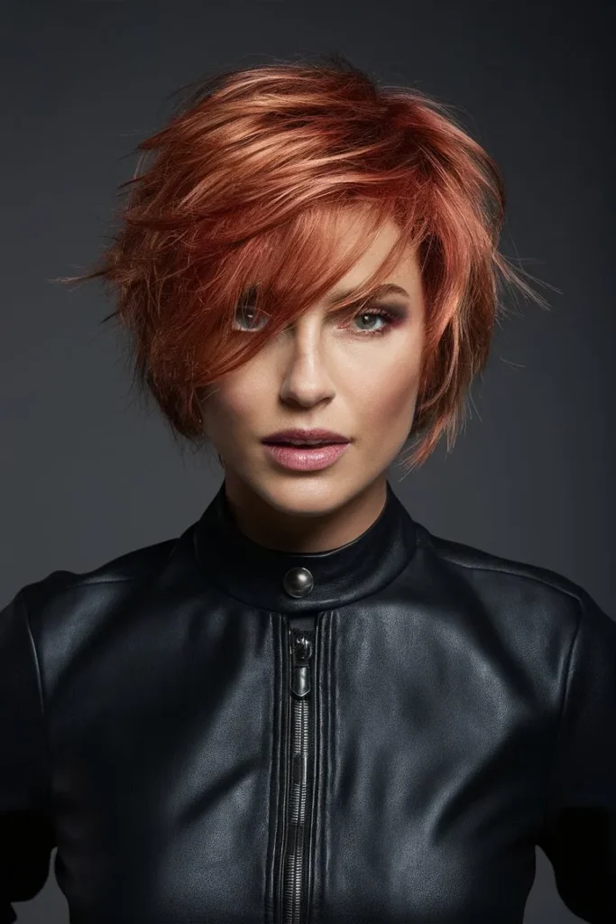 Heavy Layered Short Hair Cut Heavy Layered Short Hair Cut
