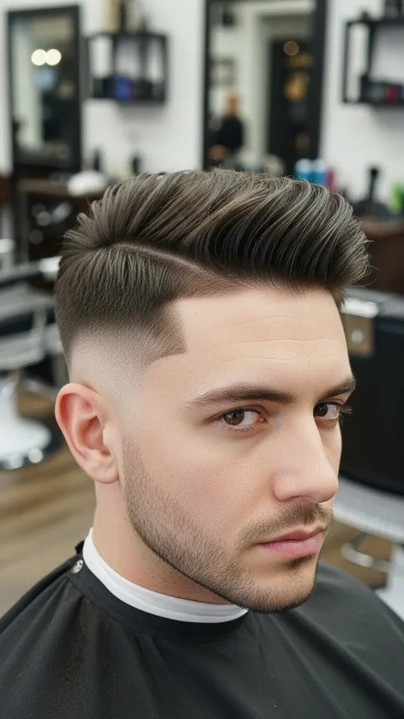 High Fade with Longer Top High Fade with Longer Top