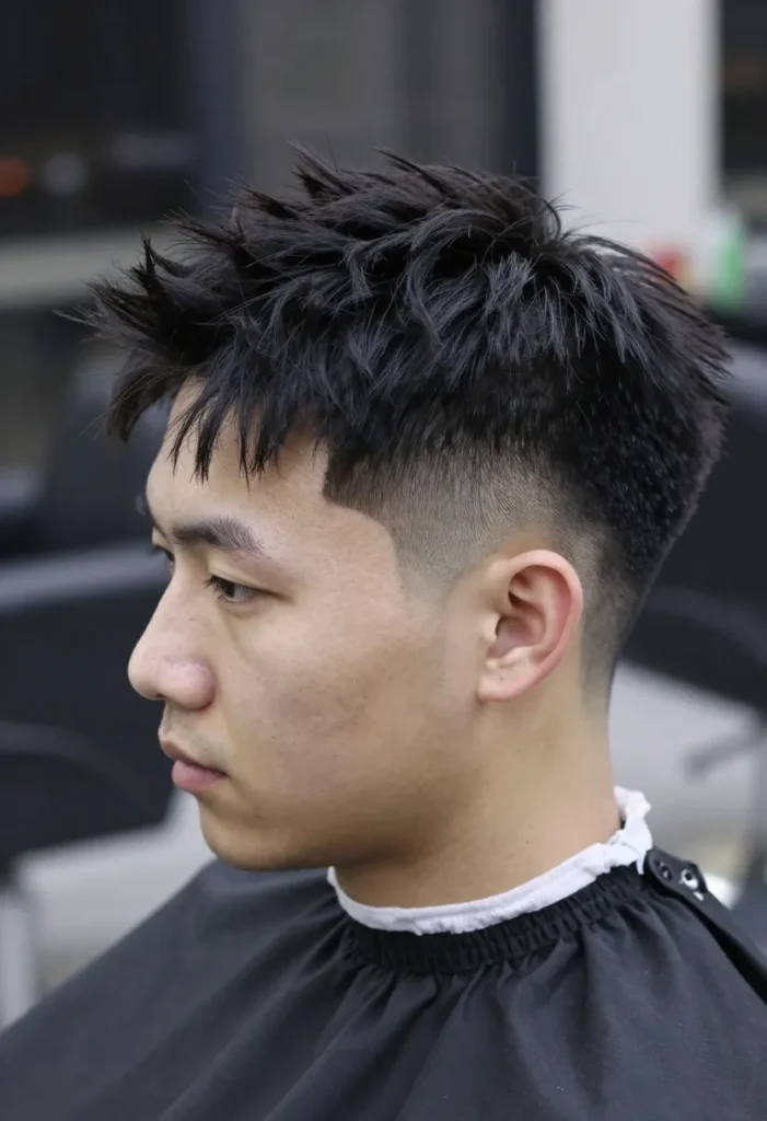 High Taper Fade and Quiff High Taper Fade and Quiff