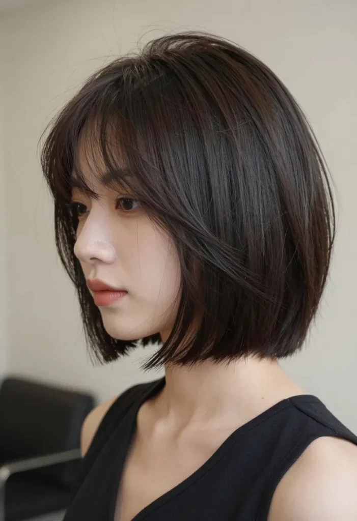 Inverted Bob with Swoopy Layers Inverted Bob with Swoopy Layers