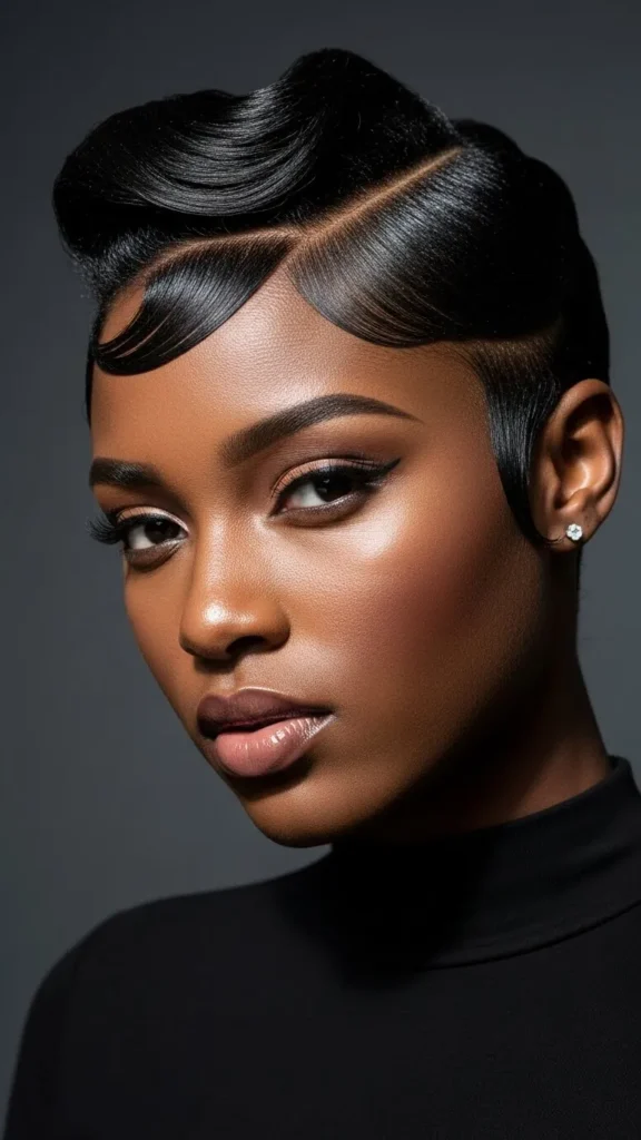Layered Pixie with Angled Top Layered Pixie with Angled Top