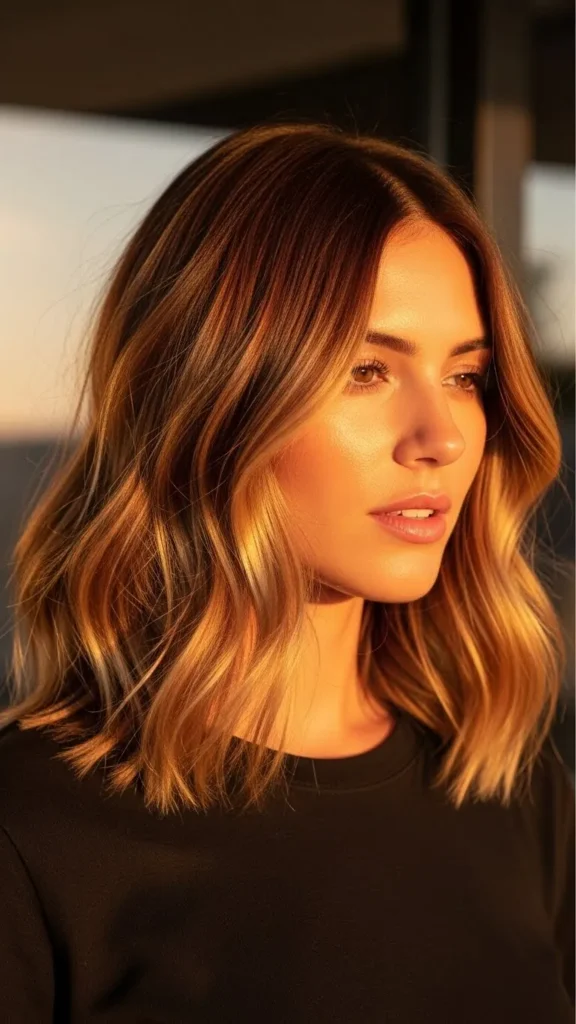 Lob with Lived-In Balayage Lob with Lived-In Balayage