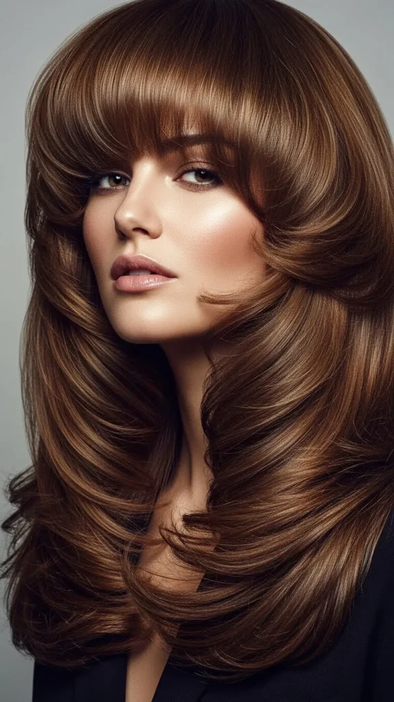 Long Bangs for Thick Hair Long Bangs for Thick Hair