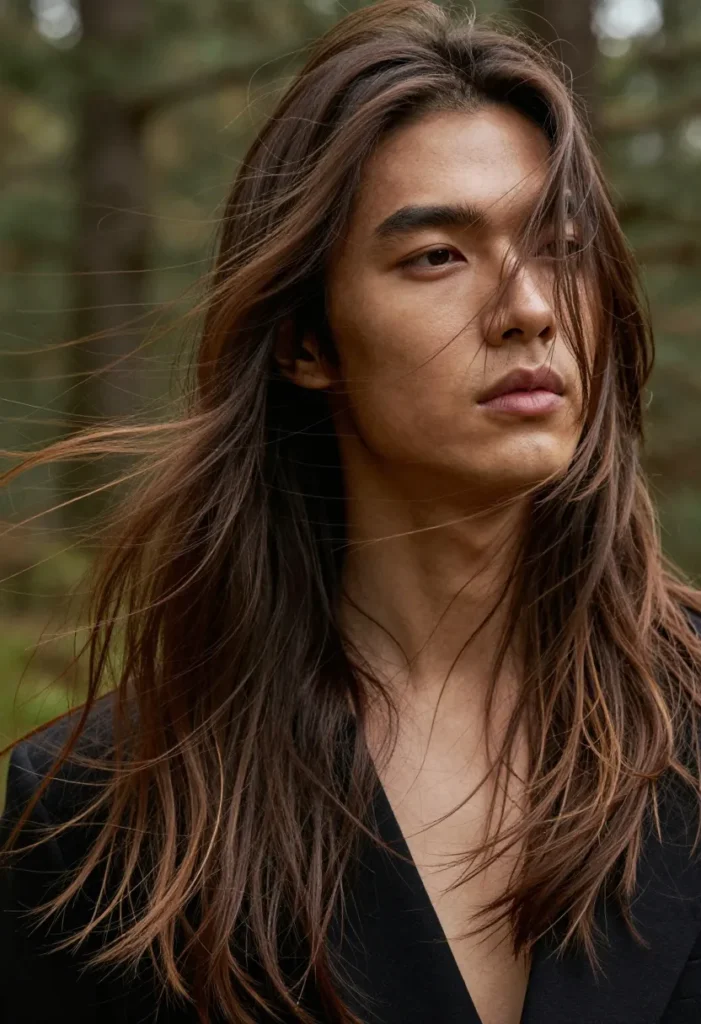 Long Men's Hairstyle Long Men's Hairstyle