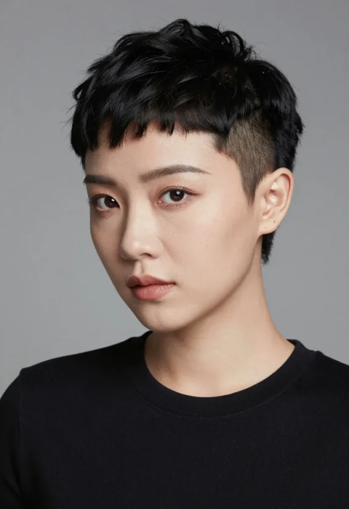Long Pixie with Nape Undercut Long Pixie with Nape Undercut