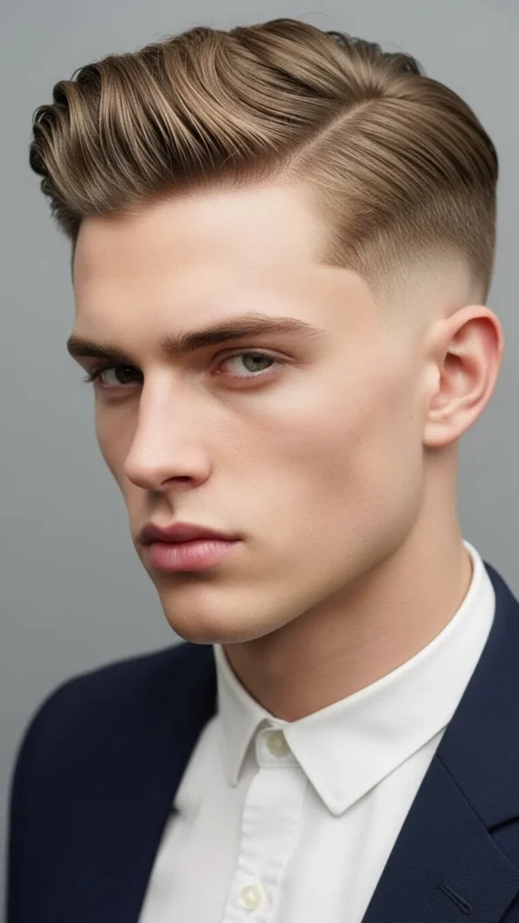 Low Fade Wavy Quiff Low Fade Wavy Quiff