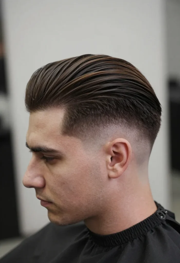 Low Taper with Slick Back Low Taper with Slick Back