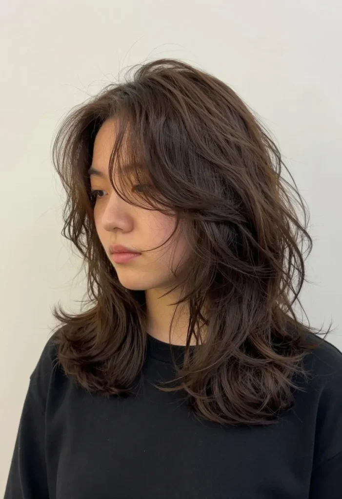 Medium Layered Cut for Loose Curls Medium Layered Cut for Loose Curls