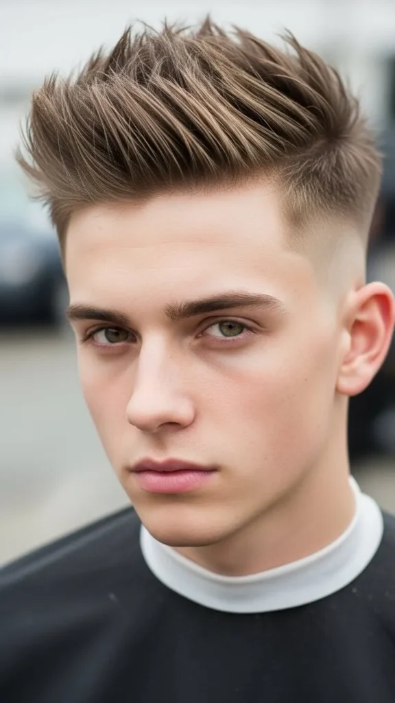 Messy Spikes with Low Fade Messy Spikes with Low Fade