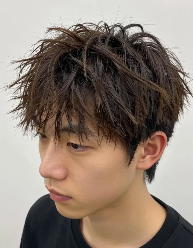 Messy Spiky Hairstyle Messy Spiky Hairstyle