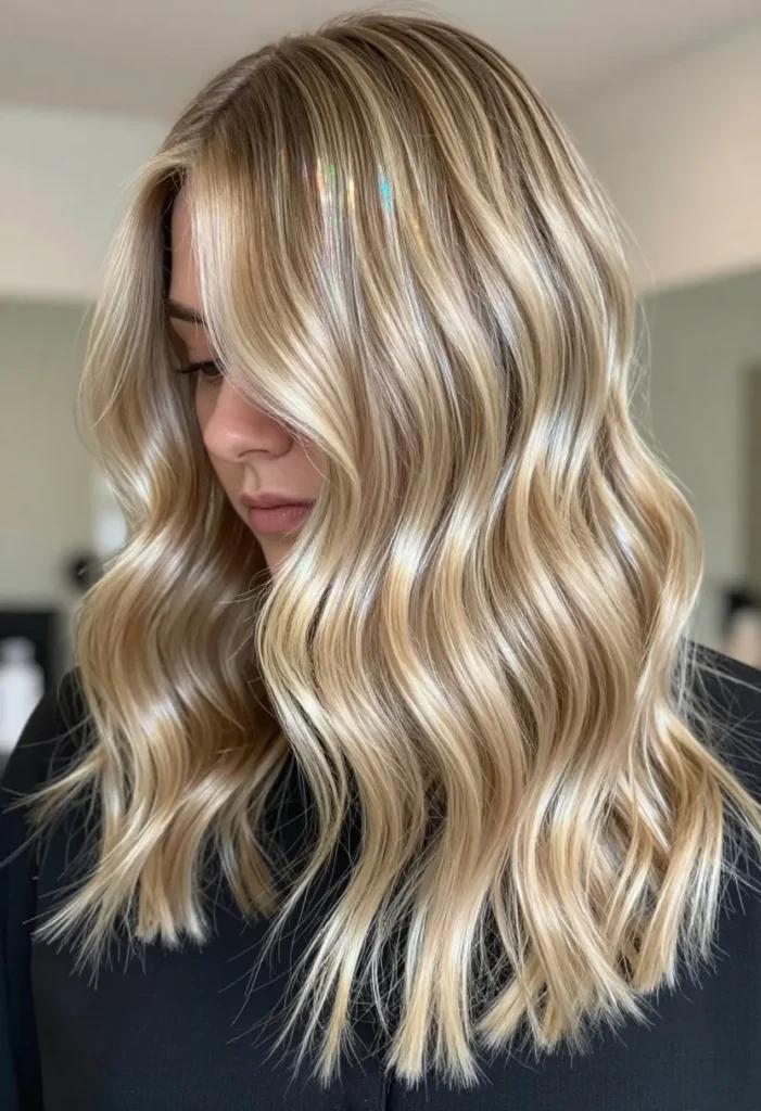 Metallic Blonde Balayage Metallic Blonde Balayage