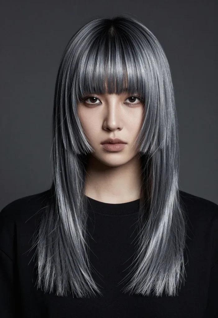 Metallic Streaks with Dark Underneath Metallic Streaks with Dark Underneath