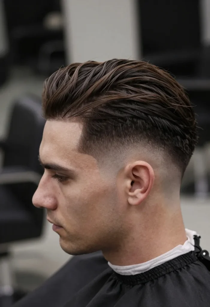 Mid Fade Slick Back Mid Fade Slick Back