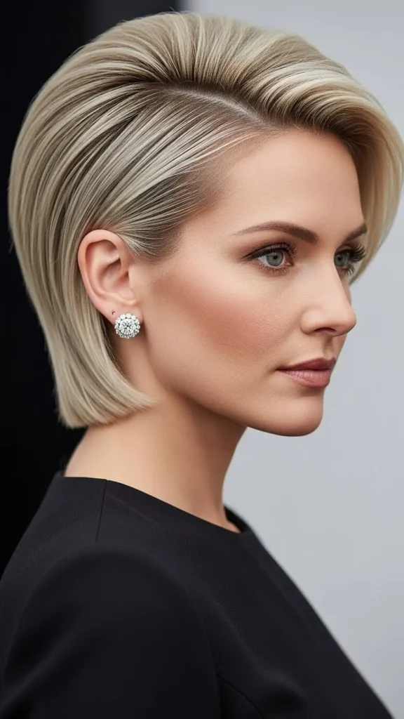 Nape-Length Tapered Cut Nape-Length Tapered Cut