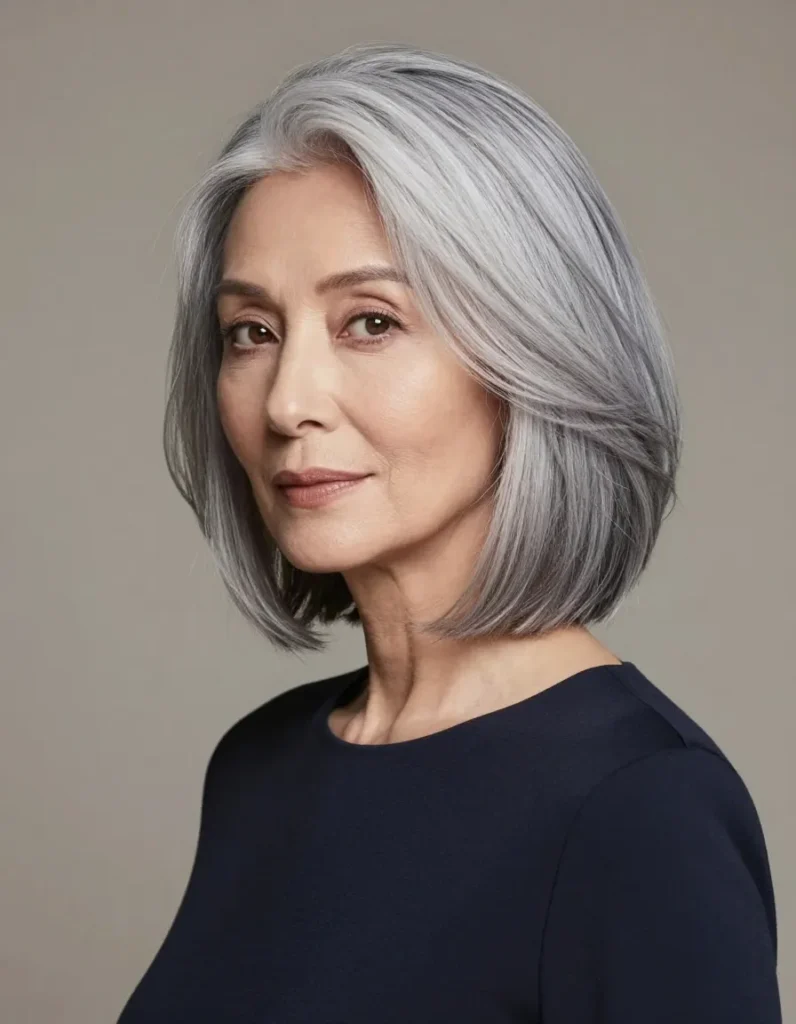 Neck-Length Swoopy Bob Neck-Length Swoopy Bob