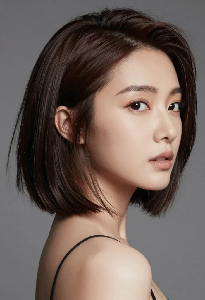 One-Length Combover Bob One-Length Combover Bob