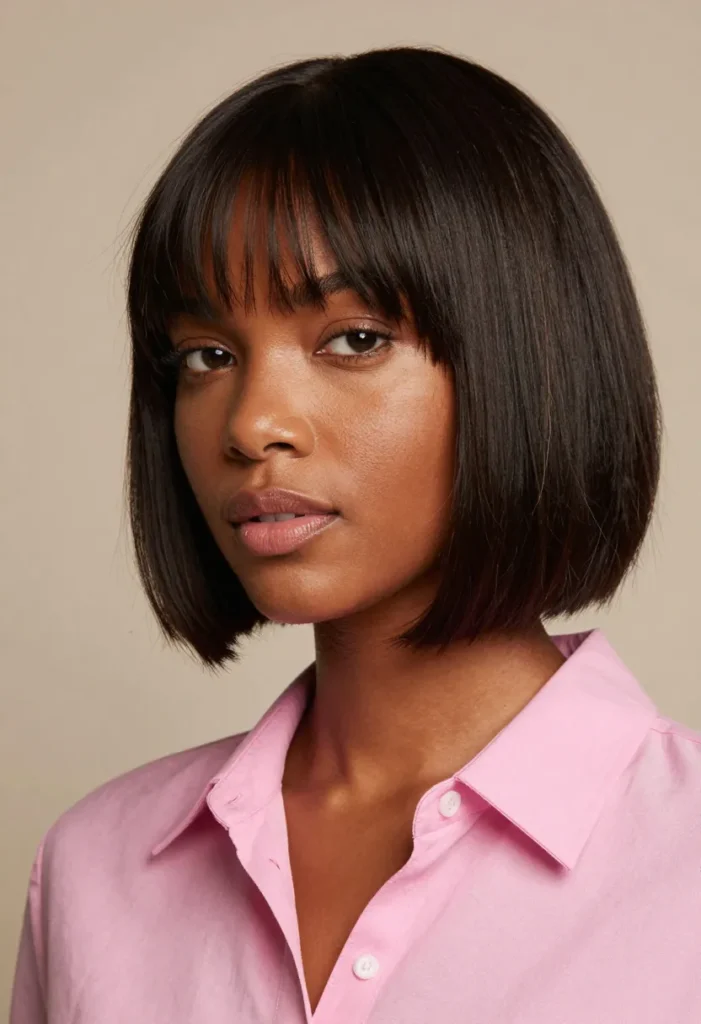 One-Length Hairstyle One-Length Hairstyle