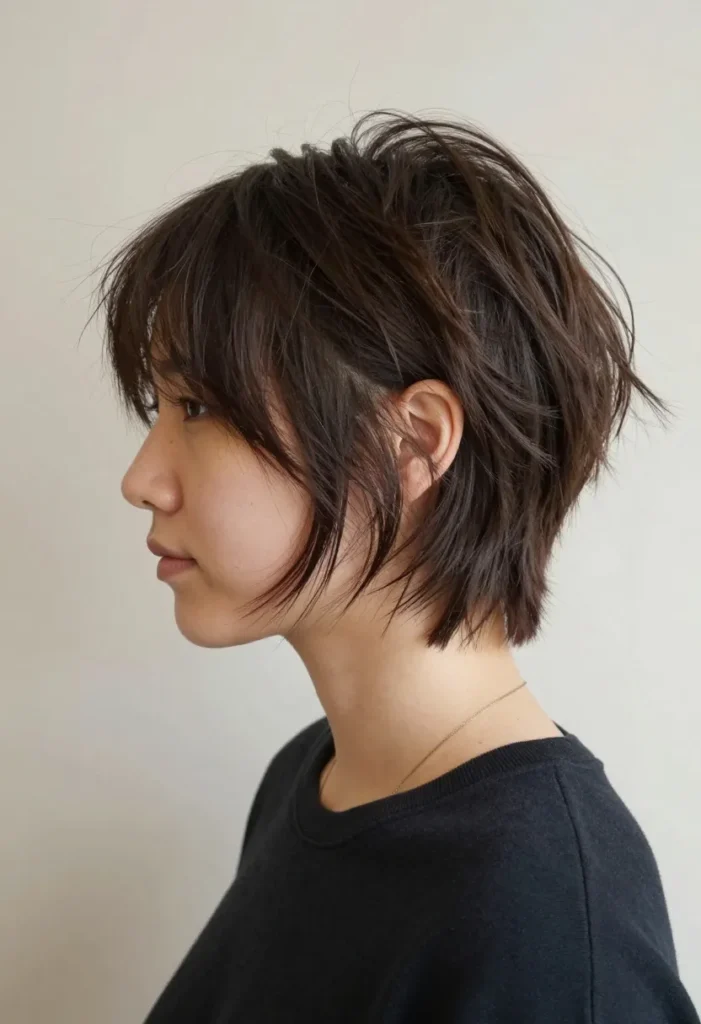 Pixie Bob with Shaggy Layers Pixie Bob with Shaggy Layers