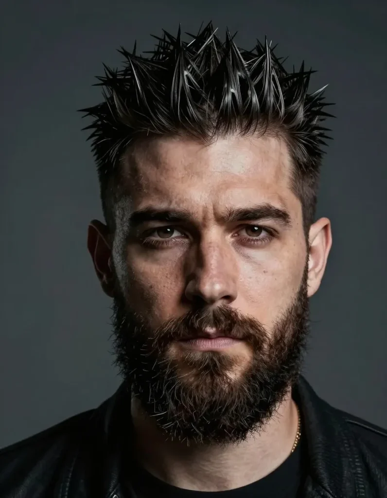 Pointed Style with Facial Hair Pointed Style with Facial Hair