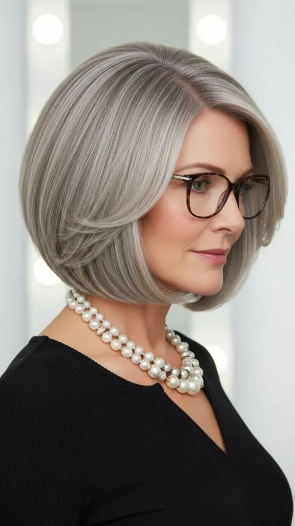 Rounded Bob with Layers Rounded Bob with Layers