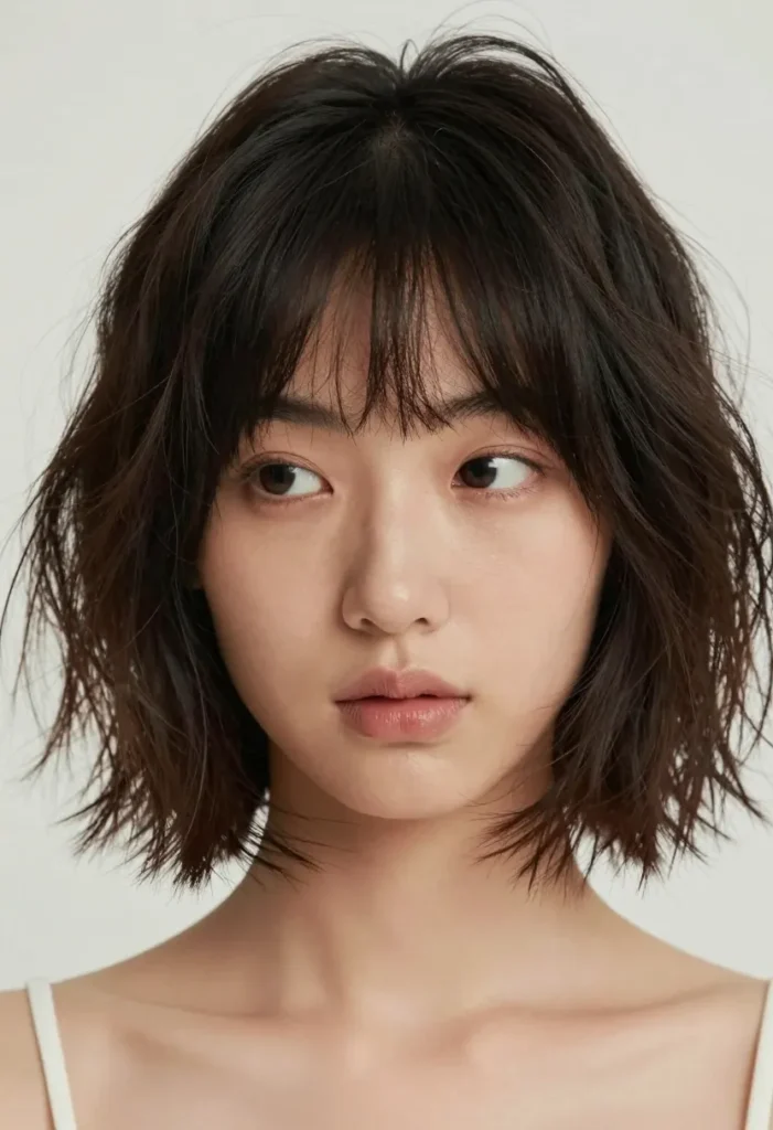 Shaggy Bob with Bangs Shaggy Bob with Bangs